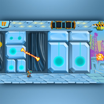 <b>JetPack Robot - Free blackberry games</b>