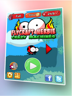 <b>FlyCraft Herbie: Crazy Machines blackberry game</b>