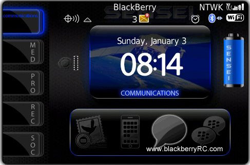 Blue Sensei for BlackBerry 85xx,93xx OS5.0