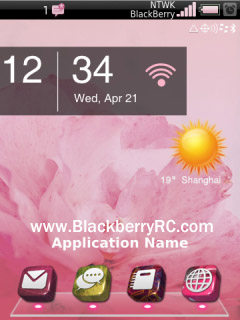 Hard Candy Pink 3D icons for 9810 themes os7