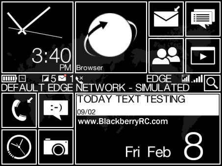 Square Simple black and white 9810 theme
