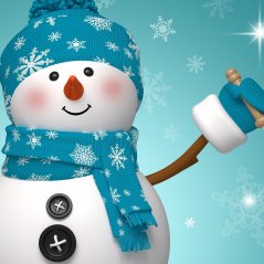 <b>Snowman for bb passport wallpaper</b>