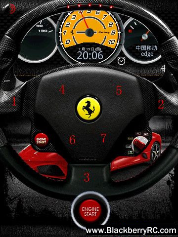 <b>Speed Ferrari for bb 95xx storm themes</b>