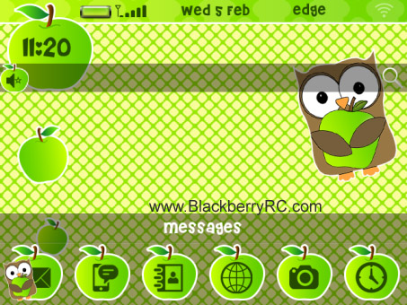 Green Apple Owl 99xx bold themes