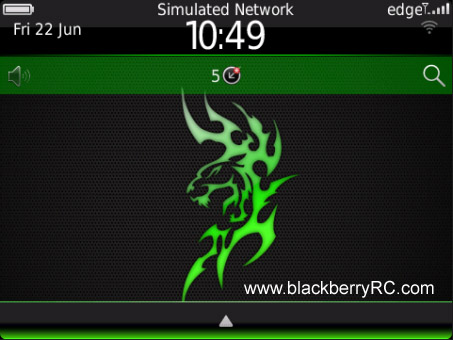 Stunning Steel Green 99xx bold Theme