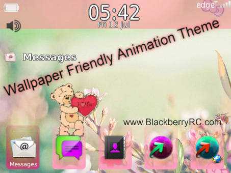 Animated Teddy pink 9900,9930,9981 THEMES