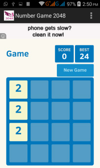 <b>Number Game 2048 v1.0.1</b>