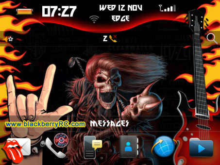 Rock n Roll for blackberry 99xx themes