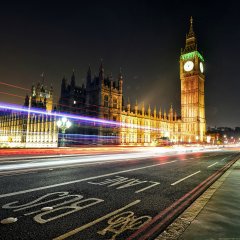 <b>Big Ben London Street City View</b>