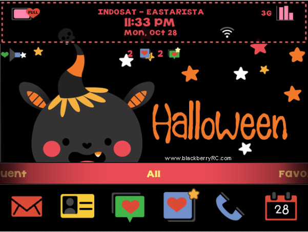 <b>Halloween Spirit for blackberry os7 themes</b>