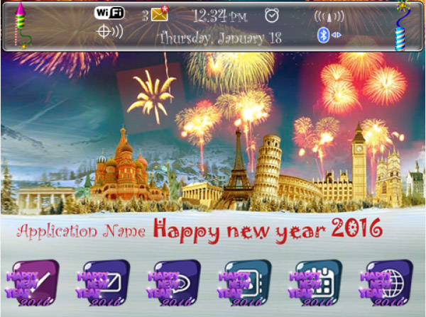 <b>2016 New Year theme for 99xx model</b>