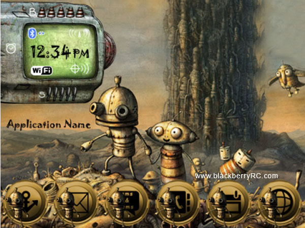 <b>Robo Love v1.0 blackberry bold themes</b>