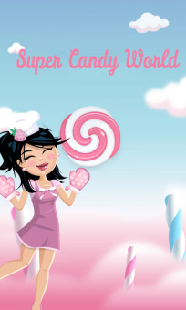 <b>Super Candy World 1.0.1 for Blackberry world game</b>