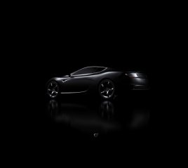 <b>Aston Martin black car 2880x2560 wallpaper</b>