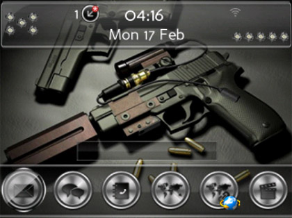 <b>Stray bullets theme for bb bold 99xx model</b>