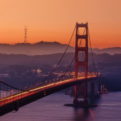 <b>bridge orange sunset 1440x1440 passport wallpaper</b>