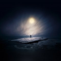 <b>moonlight night dark 1440X1440 wallpaper</b>