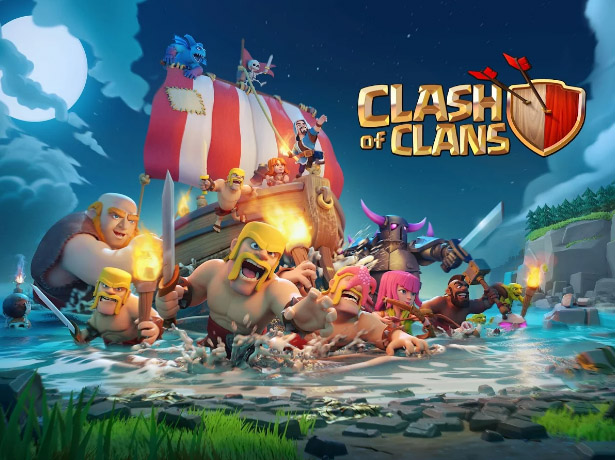 <b>Clash of Clans FOR blackberry keyone game</b>
