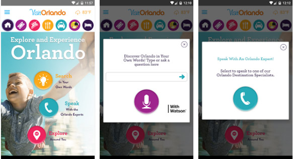 <b>Visit Orlando Destination App for blackberry devi</b>