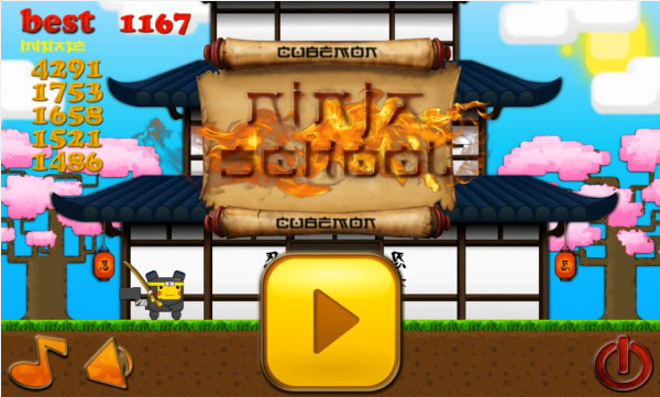 <b>Cubemon Ninja School for android games</b>