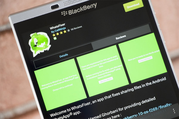 <b>Android WhatsApp app for BlackBerry 10 users (Wha</b>