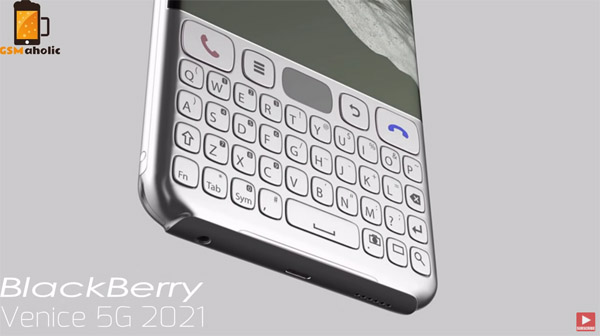 <b>BlackBerry Venice 5G (2021) Aluminium design &</b>